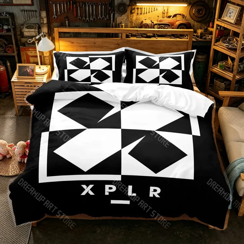 3D Printed XPLR Sam Golbach Colby Brock Bedding Set for Boys Girls Duvet Cover Twin Queen King Full Single Double Sizes