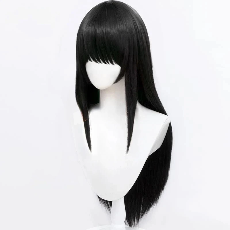Anime Sakamoto Days Osaragi Cosplay Wig Black Long Straight Synthetic Hair Assassin Taro Sakamoto Halloween Party for Women