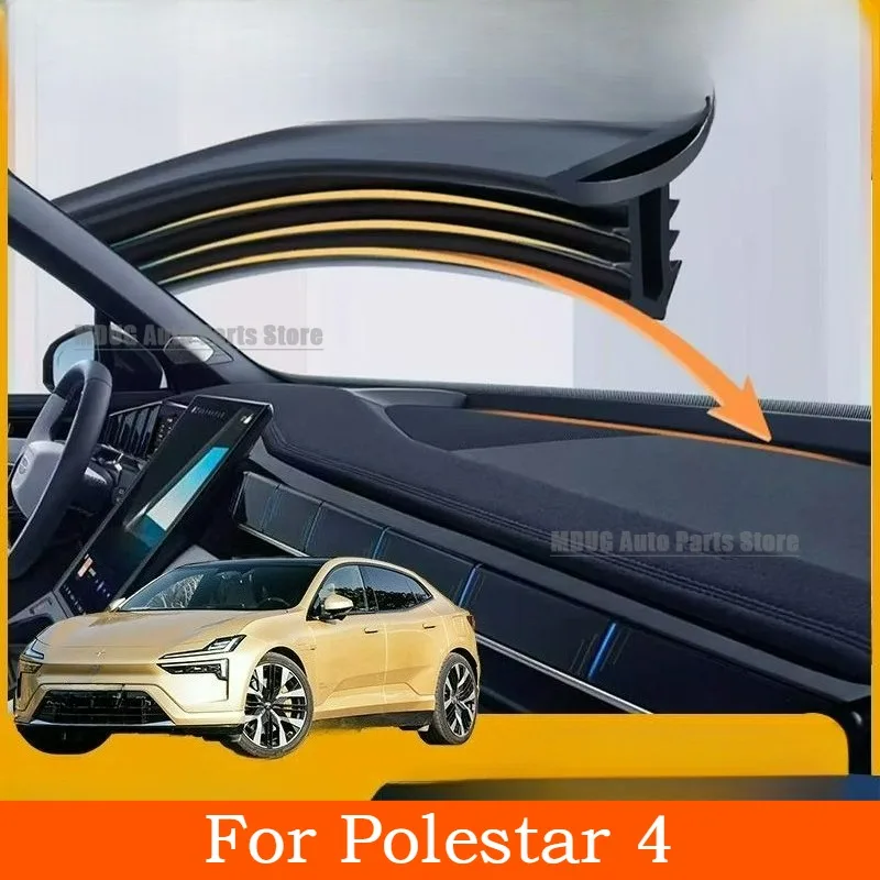 MDUG For Polestar 4 Dashboard Soundproofing, Dustproofing, and Noise Reduction Sealing Strip - Interior Accessories