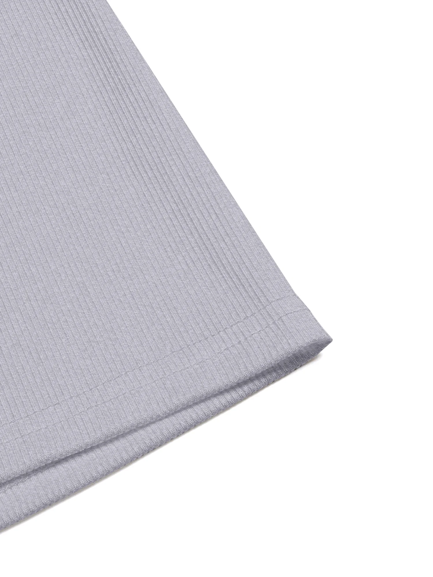 Street-Style Minimalistische Damen-Rundhals-Rippstrick-Langarmshirts Schlanke Bodycon Hochelastische Lässige Herbst-Layering-Tops – Detail 20