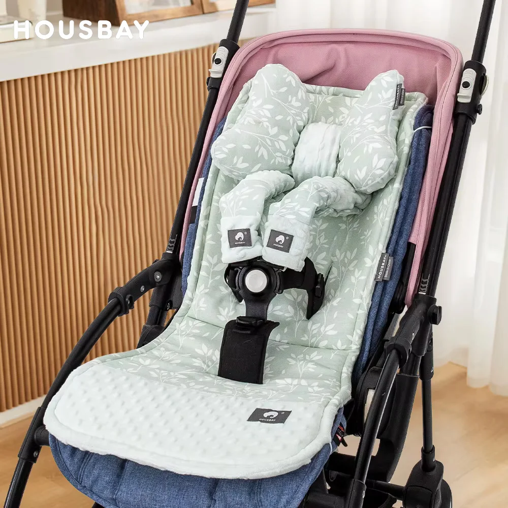 Pushchair Cushion Butterfly Pillow Set Baby-Specific Breathable And Skin-Friendly Compatible With Most Pushchair Cushions