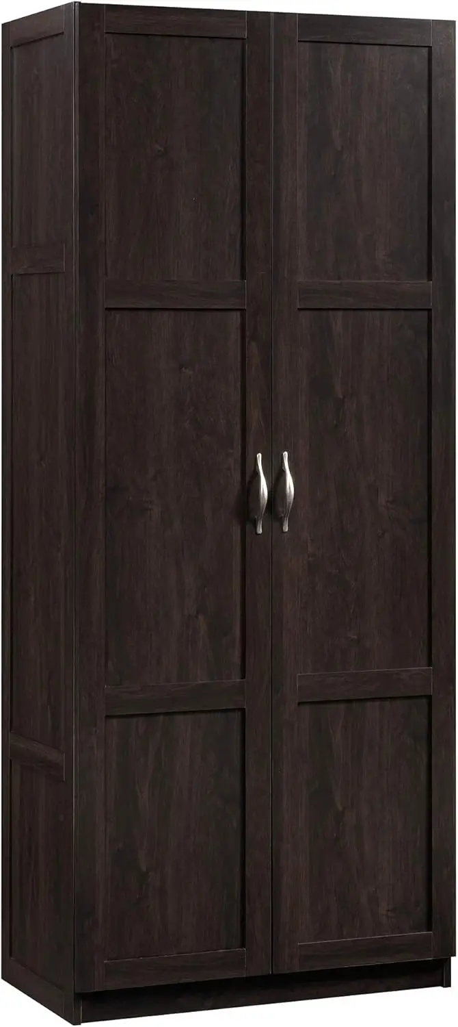 

Storage Cabinet/ Pantry cabinets, 29.61 " x D: 16.02 " x H: 71.50", Cinnamon Cherry finish