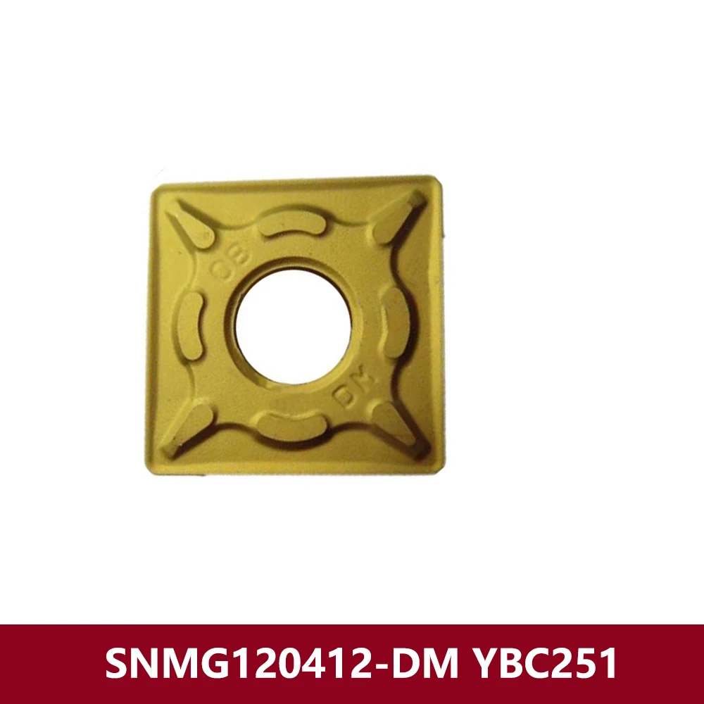 

SNMG120412-DM YBC251 Original SNMG433-DM Carbide Inserts SNMG 120412 DM SNMG120412 CNC Lathe Cutter Turning Tools Holder SNMG12