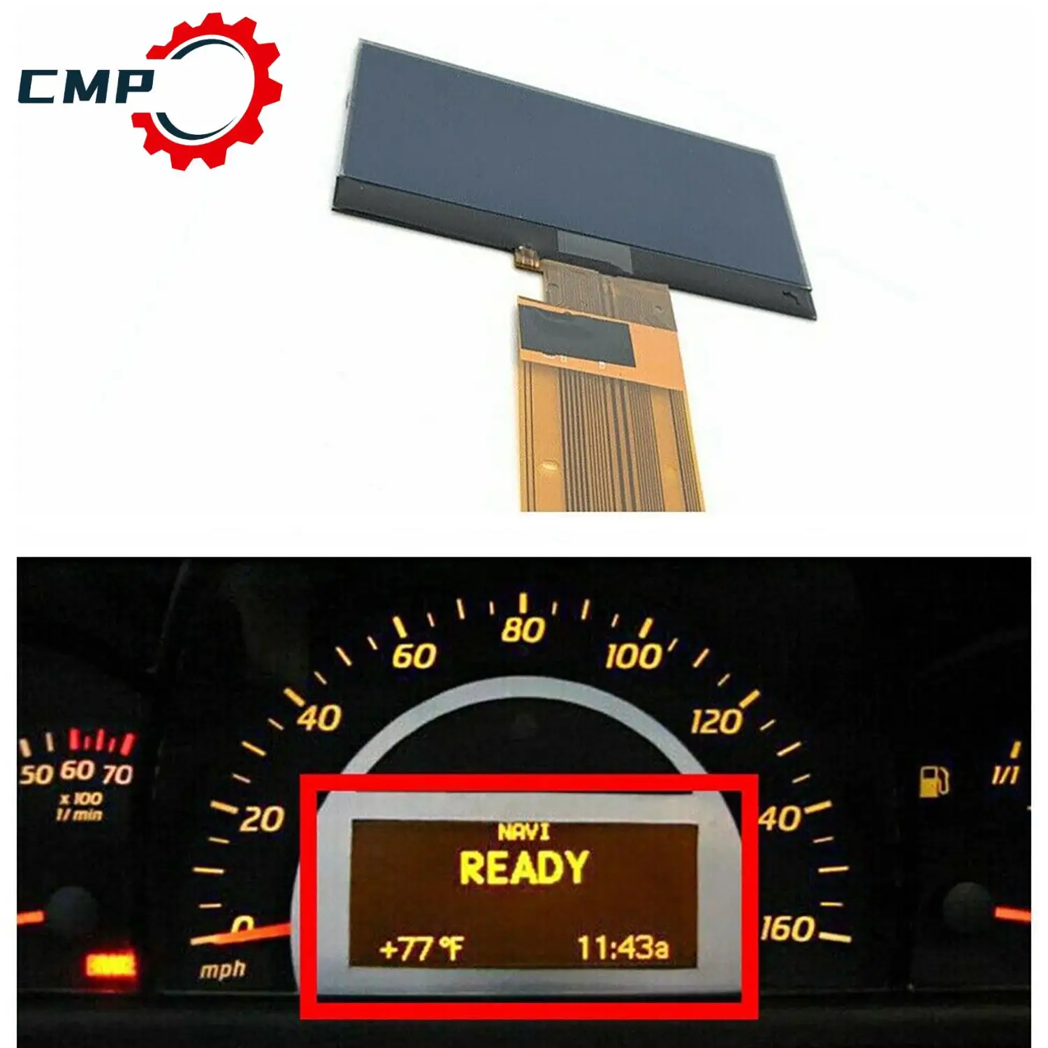 

1PC Gauge Cluster LCD Display For Mercedes Benz W203 C-Class C160, C180,C200,C230,C240,C280,C320,C350,C180 Speedometer