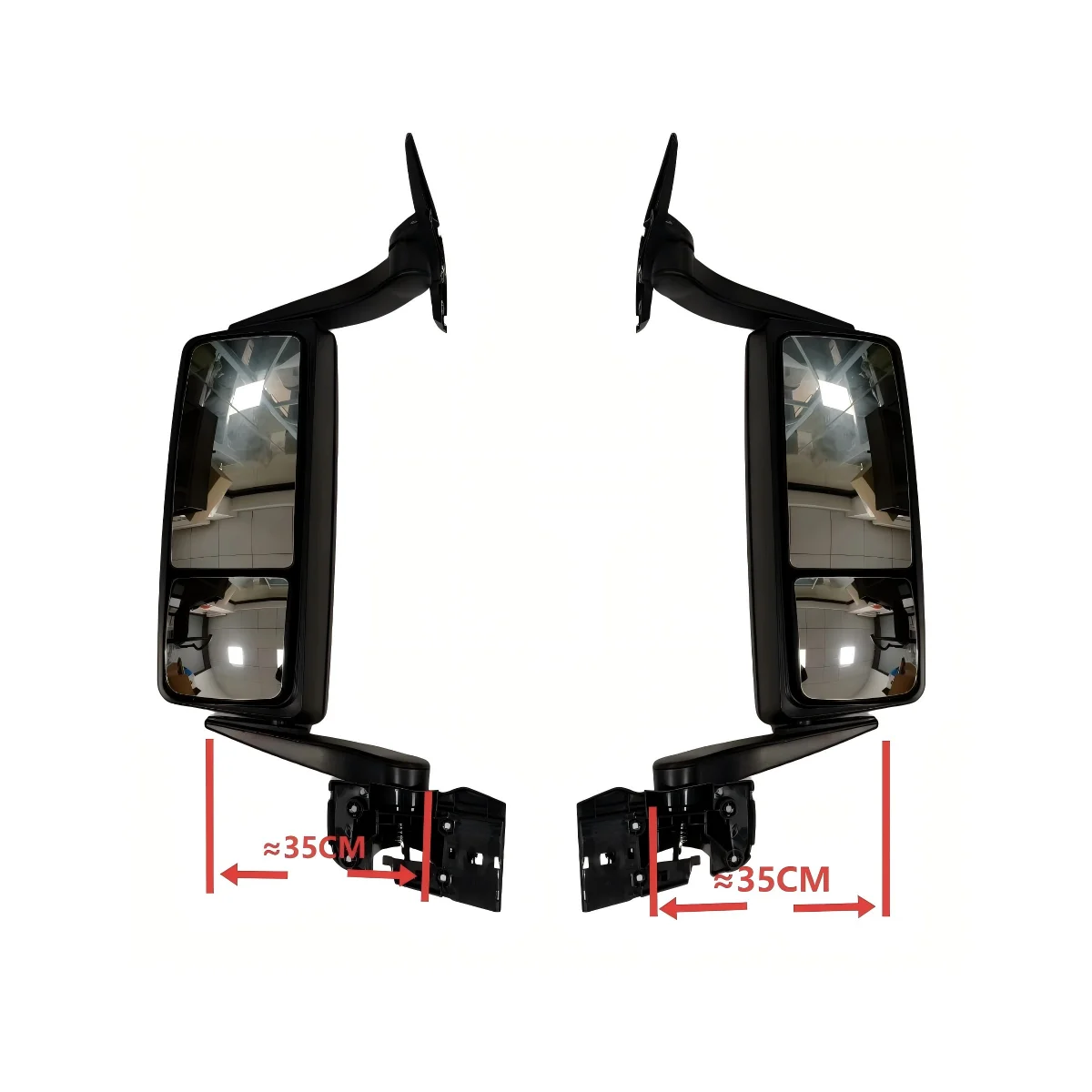 

Suitable For MAN TGS Truck Long Arm Rearview Mirror OE 81637306549 81637306755 81637306550 81637306762