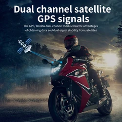 Motorcycle HUD F3 GPS Head Up Display LCD Digital Speedometer Waterproof Intelligent System Electronics Inclinometro Slope Meter