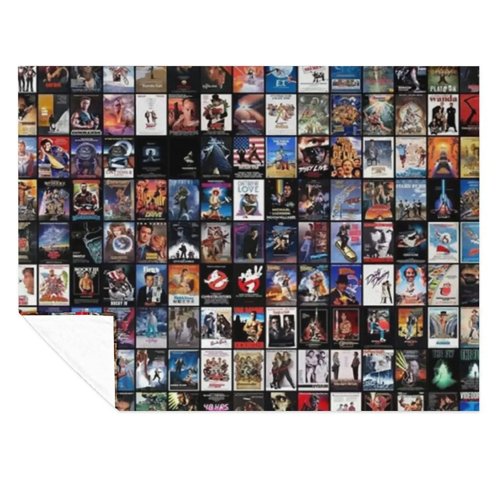 

80's movies collage Throw Blanket Extra Large Throw Beach Luxury Throw warm for winter Blankets