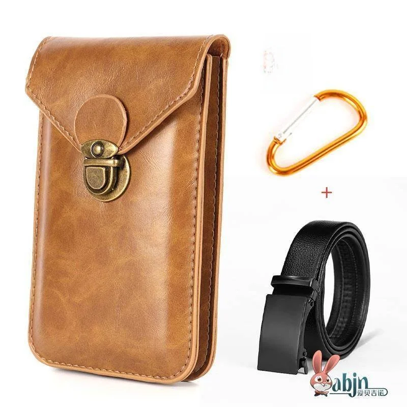 

New Ultra-Thin Wearable Belt Bag Sports Bag Mobile Phone Case Men's Multi-Functional Horizontal And Vertical Sle Resistant ...