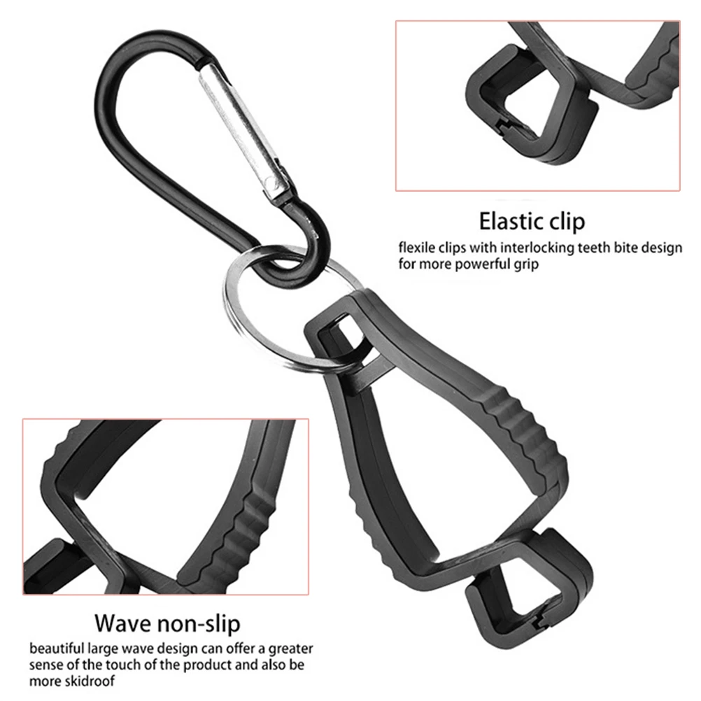 

Glove Grabber Clip Holder Work Safety Clip Glove Grabber Catcher Clamp Anti-lost Glove Keeper For Mountaineering Belt Loop