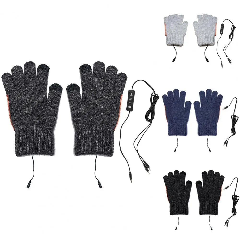 Winter Gloves 1 Pair Soft Thickened Cold Outdoor Cycling Girls Gloves for Daily Wear