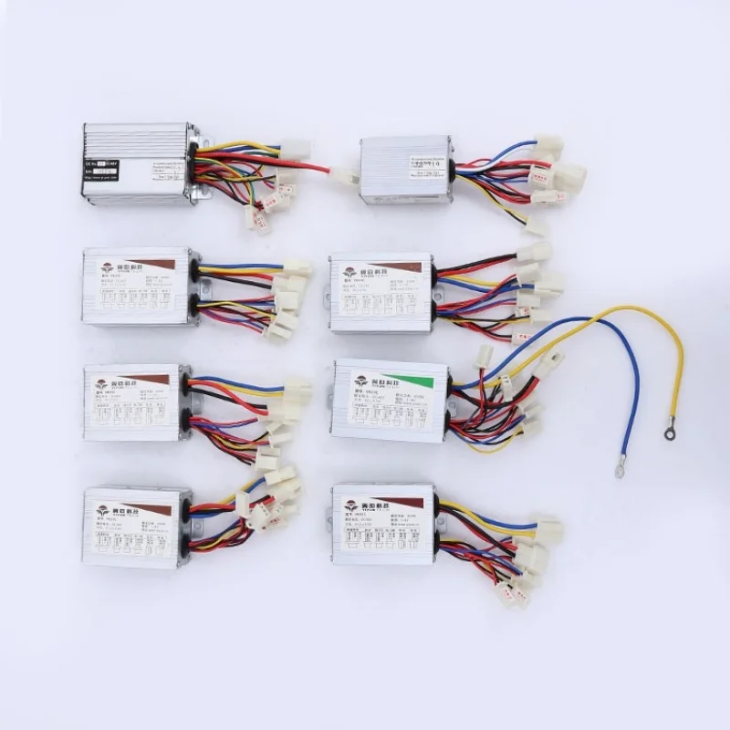 150W 250W 350W 500W 800W DC 12V 24V 36V 48V Brush Motor Speed Controller, Speed Control, Electric Bicycle Controller