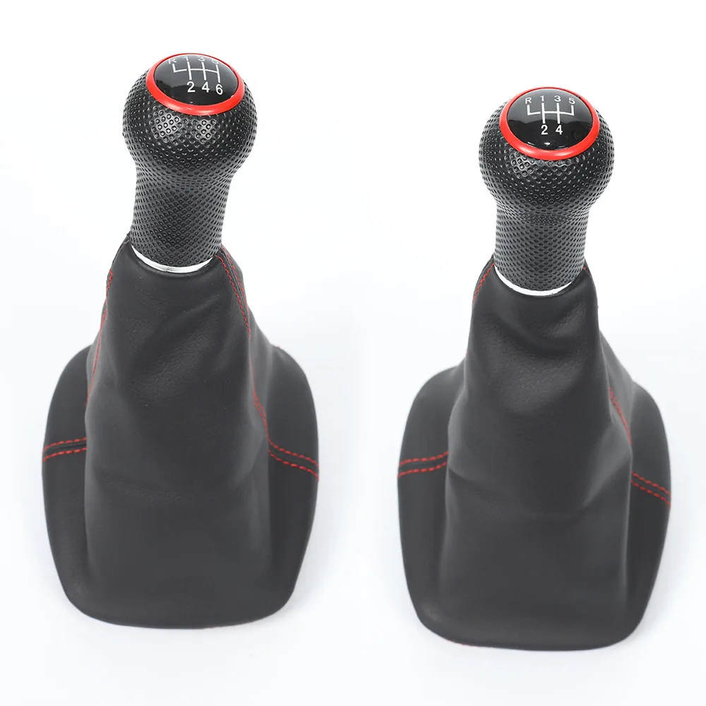 Suitable for Volkswagen Golf 4 Car Gear Shift Head Red Thread Dustproof Kit Gear Shift Handball Gear Lever Clothing Accessories
