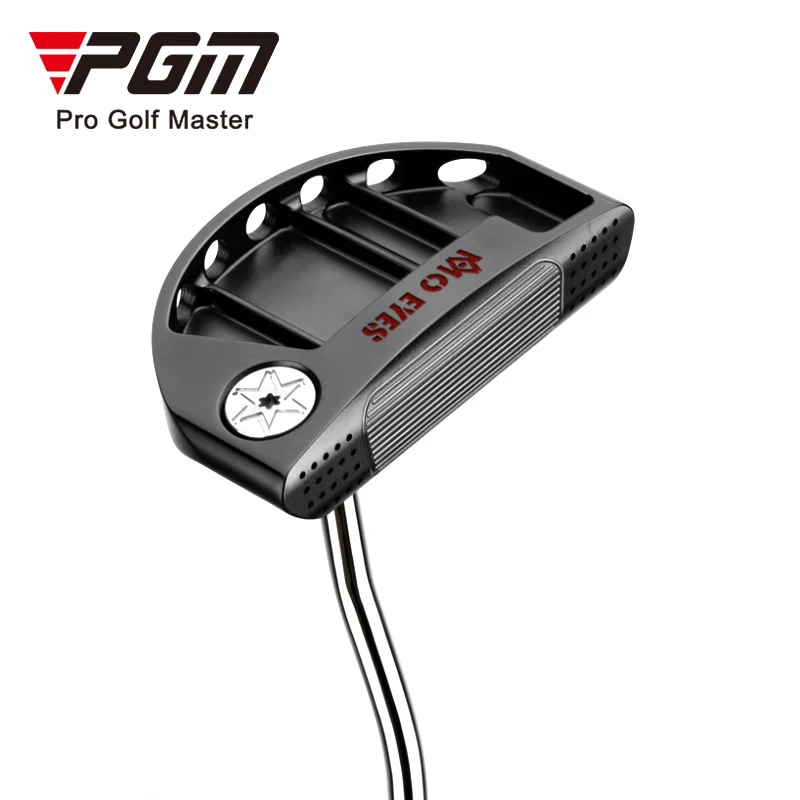 

MO EYES II Patent Curved Face Design Low Center of Gravity Black Golf Putter, Putting The Ball More Stable