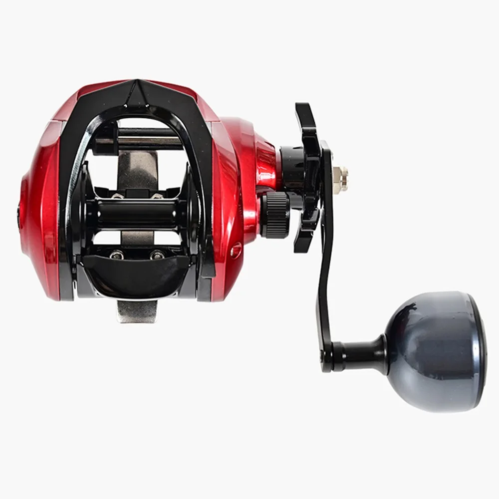 12KG Braking Force Baitcasting Reel Wide-body Water-drop Wheel Large-capacity Anti-explosion Line One-click Reset Fishing Reels