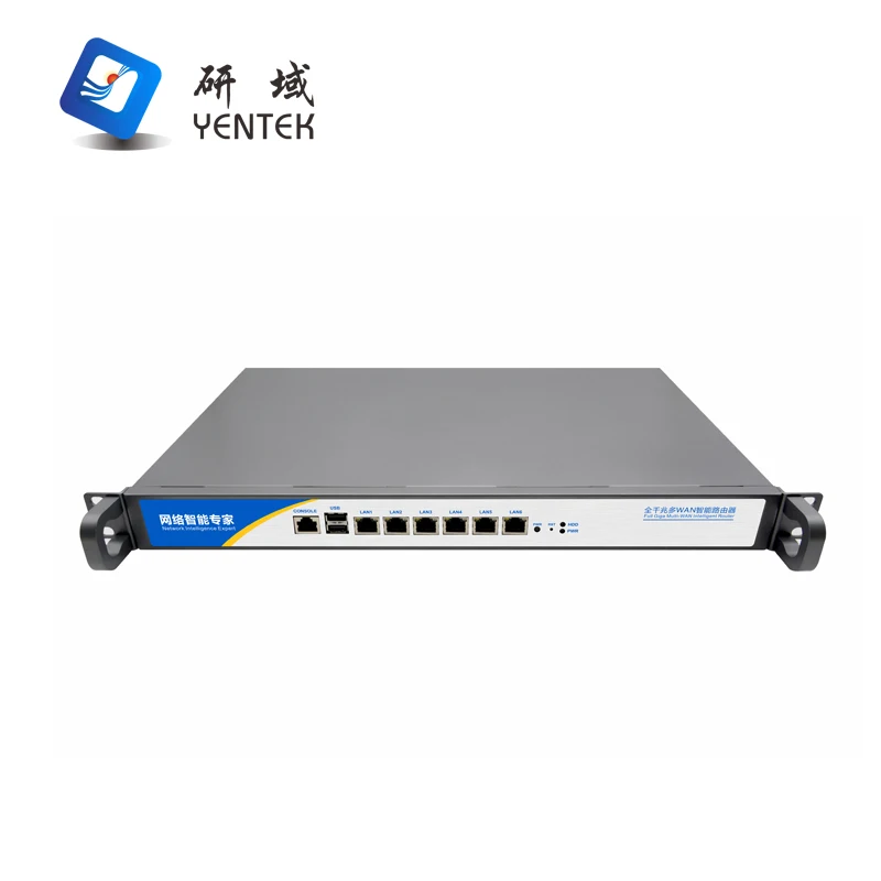 1U Rackmount Pfsense Firewall Appliance Core I5/i7 6 LAN POE SFP Network Security Server PC With Stock Status