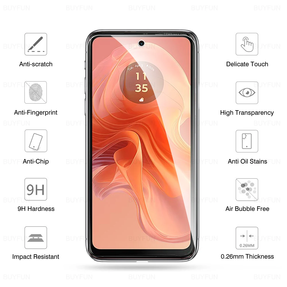 8in1 Camera lens Screen Protector For Motorola Moto G04 G24 9H Tempered Glass MotoG 04 24 MotoG04 MotoG24 Protective Glass film