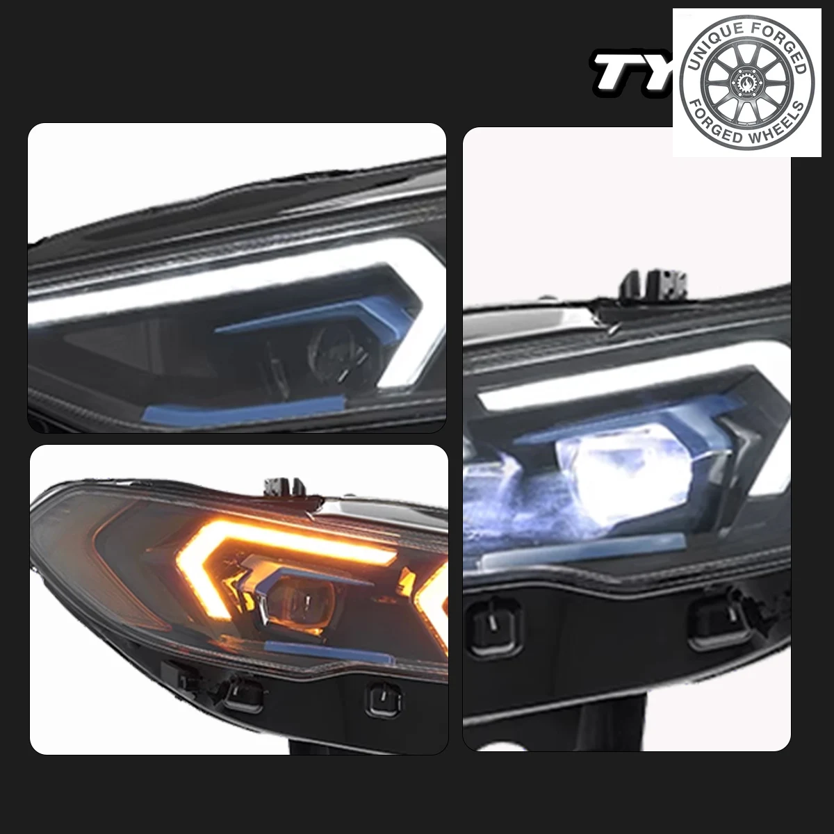 

Светодиодные фары BC Car для Mondeo 2017-2020: обновленные, с динамическими ДХО и поворотниками, аксессуары для авто