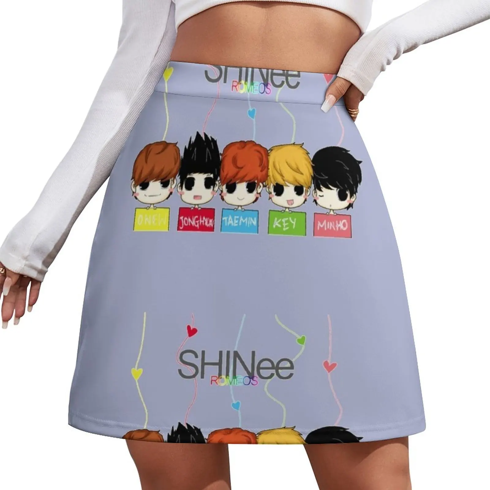 

SHINee Mini Skirt chic and elegant woman skirt Summer skirt Dresses Mini