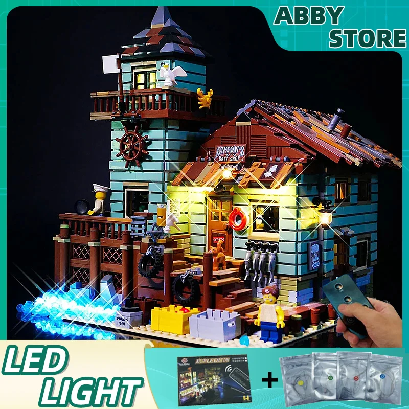 

Комплект светодиодных фонарей «сделай сам» для LEGO 21310, набор строительных блоков для старого рыболовного магазина (только светодиодный светильник, модель без блоков)