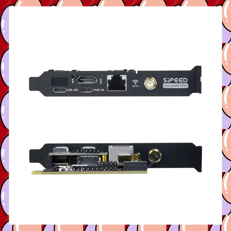 

A72Z Nanokvm-Pcie Pikvm Мини-сервер с дистанционным управлением и обслуживанием с PCIE WIFI, Nanokvm-Pcie-WIFI-Kit