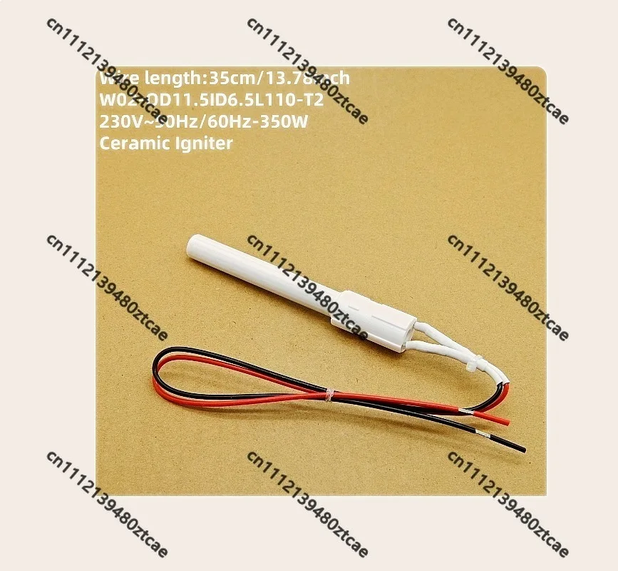Universal 230V 350W Biological Particle Furnace Igniter Ceramic Ignition Rod Dry Burning Resistant Fast Ignition