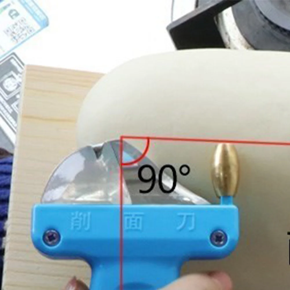 

Scraper for Kitchen Stainless Steel Dough Cutter with Guide Pulley Easy Grip Comfortable Hold Restaurant Food Shop Home Use Blue