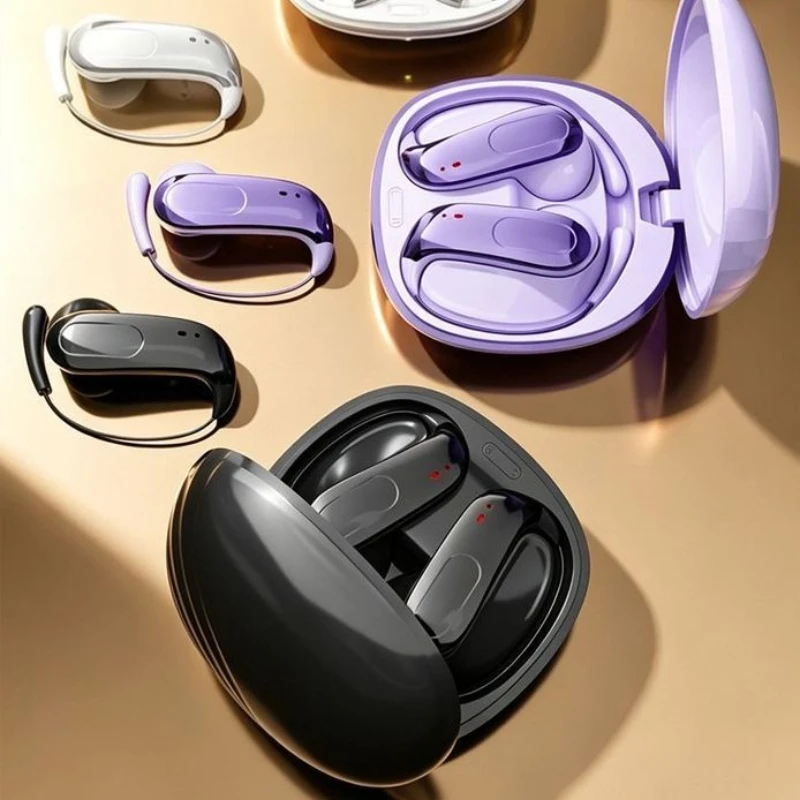 Shell Shaped Bluetooth Headphones Unique Design Wireless Earbuds Comfortable Fit High Sound Quality with Long Battery Life for M
