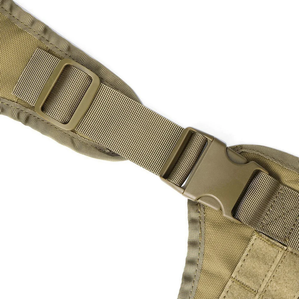 

Patrol Service Dog Size M Brown 1000d Nylon Water Resistant Padded Harness Kettle Set Sundries Bags