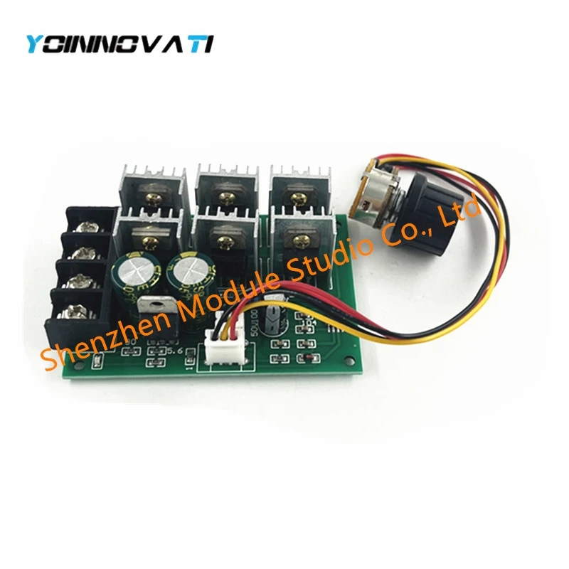DC 9-55V 40A 2000W PWM DC Motor Pump Speed Regulator High Power Speed Controller 9V 12V 24V 36V 48V