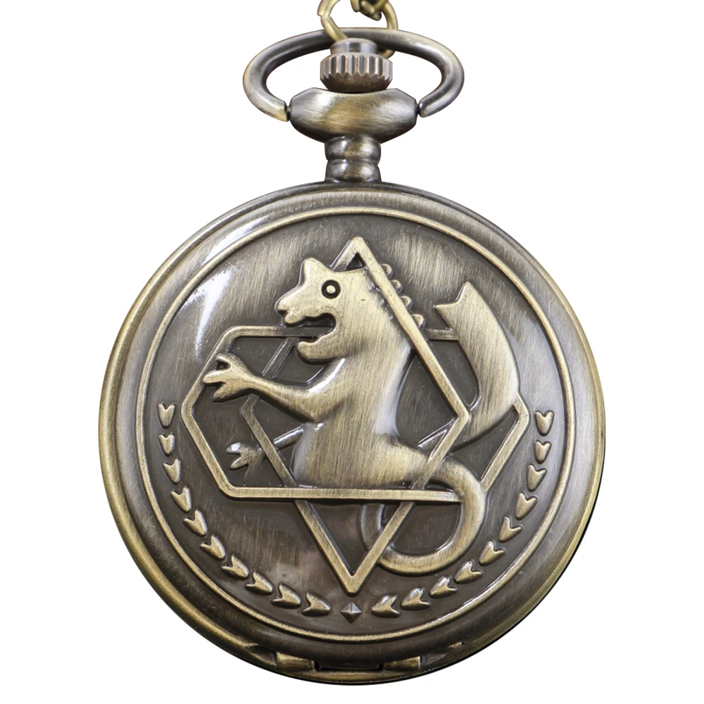 الكلاسيكية أنيمي الخيمياء الساحر شارة كوارتز ساعة الجيب ماجيك الوقت الأحجار الكريمة ساعة شهم قلادة قلادة أفضل هدية عيد #1