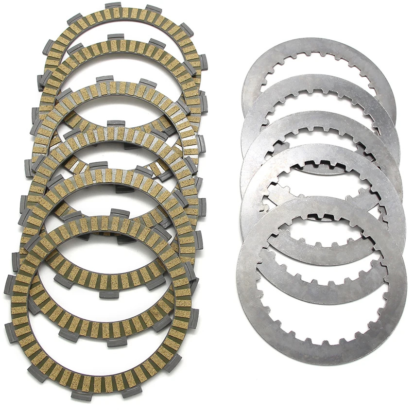 Motorcycle Friction Clutch Discs For Honda CR125R RF 1985 OEM:22201-KS6-700 22321-KA3-710 Friction Clutch Discs Set Accessories