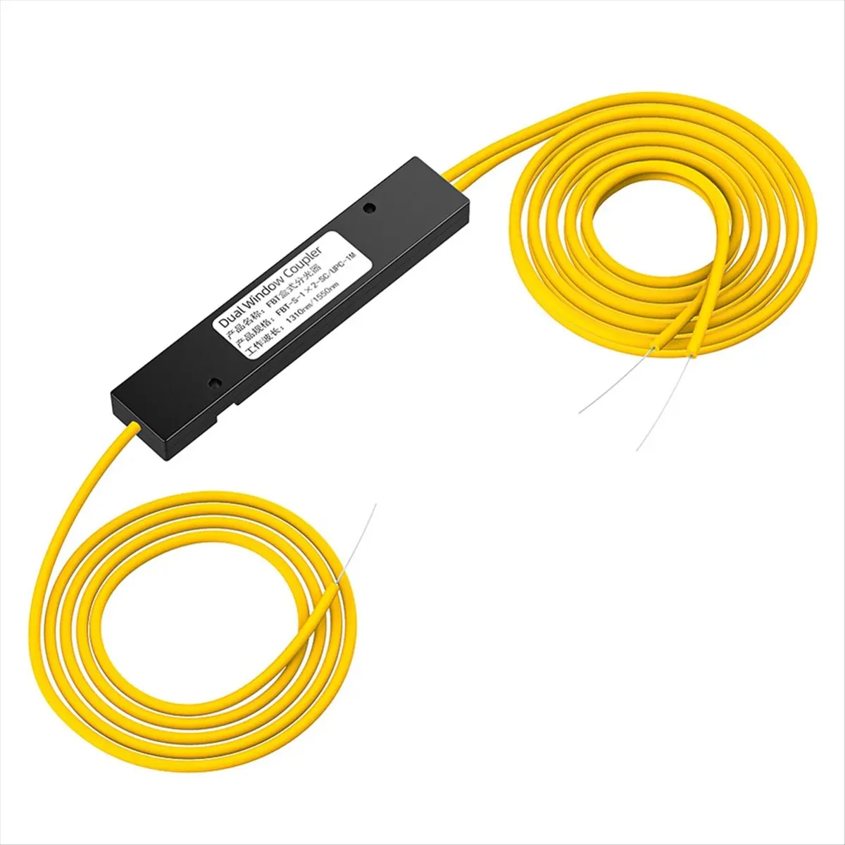 AA80 Dual Window Coupler 1/2 FBT Fiber Optical Splitter Fiber Optic Pigtail Splitter for Fibre Communication System