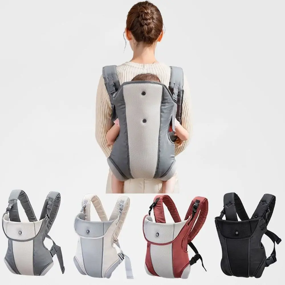 

Ergonomic Newborn Kangaroo Wrap Easily Adjustable Hipseat Waist Belt Front Facing Baby Carrier 4-In-1 Breathable
