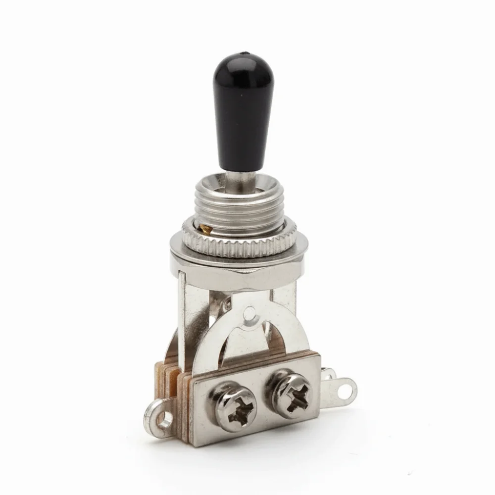 3-Speed Tone Switch Electric Guitar Toggle Switch Stable Contact No Noise 3 Way Toggle Switch Open-Type Easy Installation