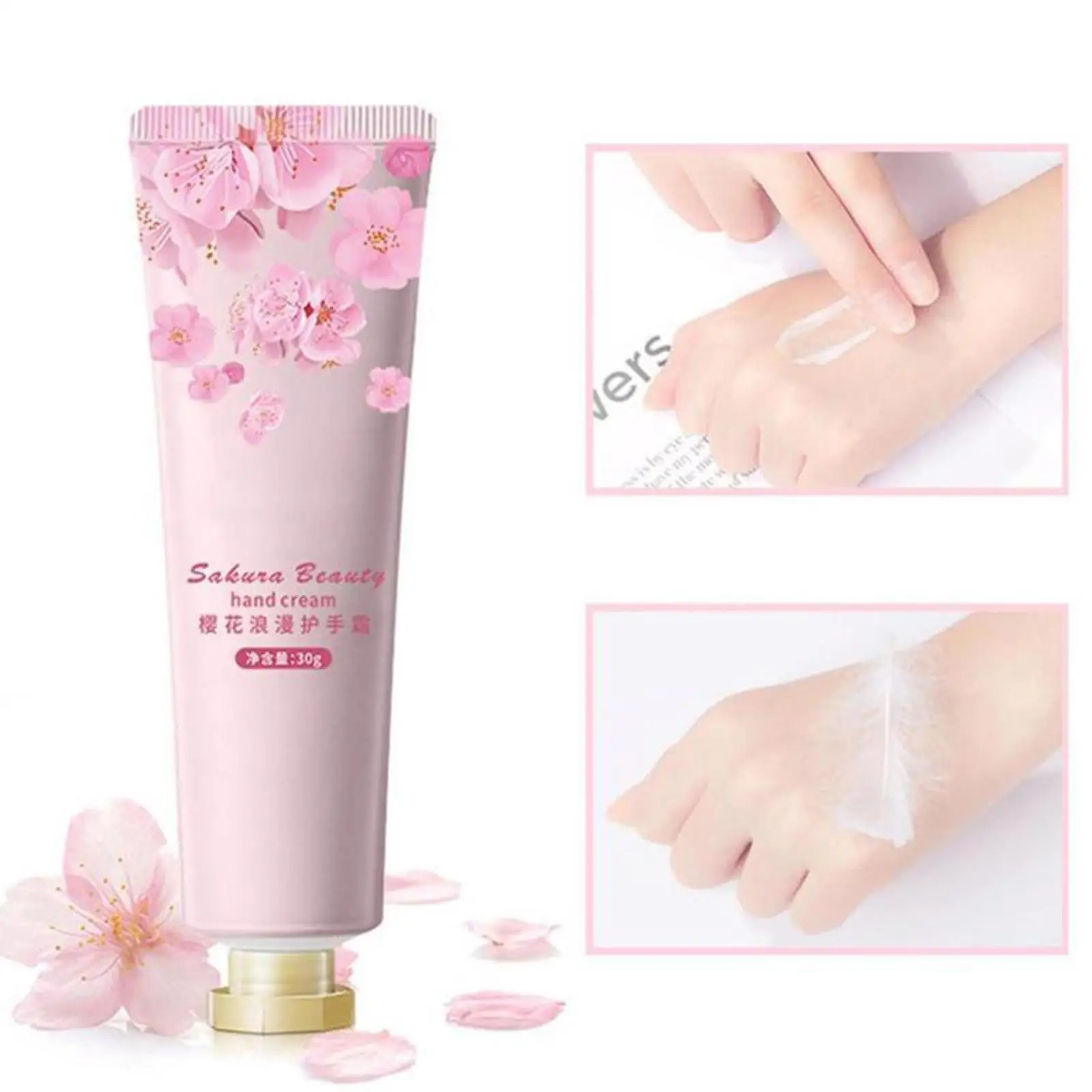 

30g Random Plant Essence Hand Cream Moisturizing Cosmetics Hand Whitening Anti-aging Hand Skin Cream