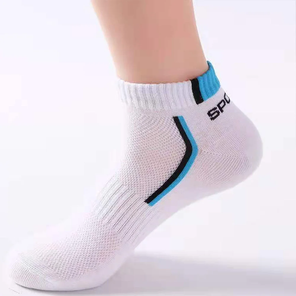 5/10/20/30 Pairs Men Sport Socks Sweat-absorbing Comfy Breathable Socks For Men Basketball Training Running Outdoor Activities