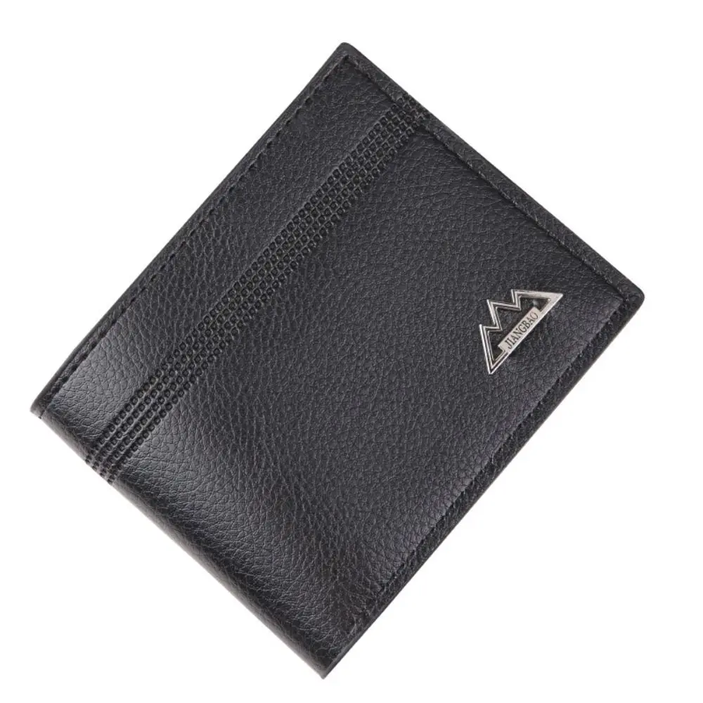 Portefeuille court rétro en cuir PU pour homme, porte-cartes, porte-monnaie, multi-lots, durable