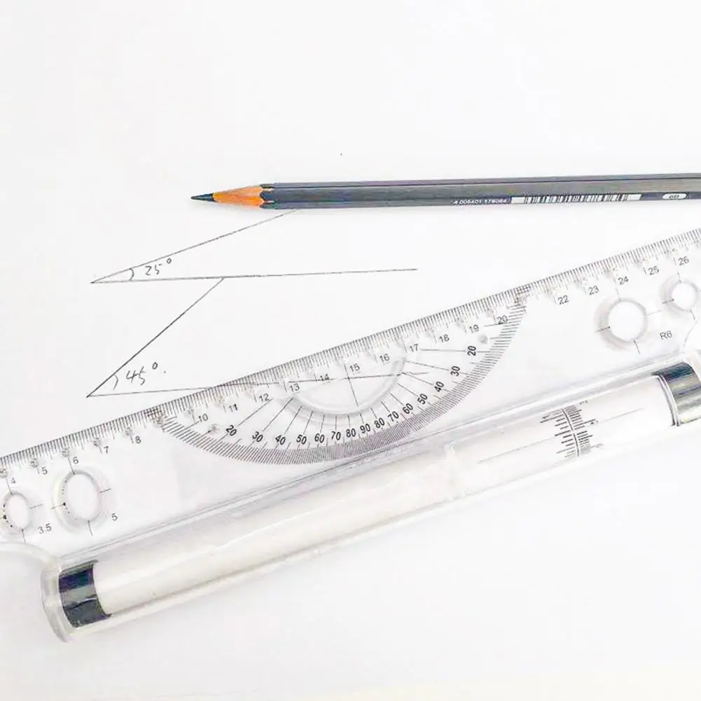 Stationary  Excellent Student Architect Parallel Ruler Universal Foot Drawing Roller Ruler Easy to Use   for School