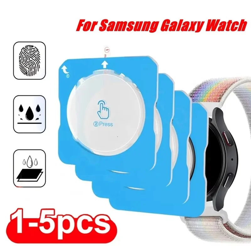 Vidro Temperado HD para Samsung Galaxy Watch 7 Ultra, Protetor de Tela para Galaxy Watch 7 40 44mm, Vidro Protetor Fácil de Instalar