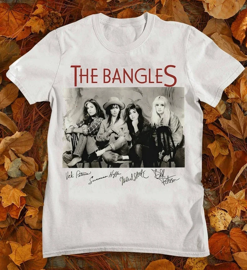 The Bangles Band T-Shirt, The Bangles Team Members Signatures Shirt