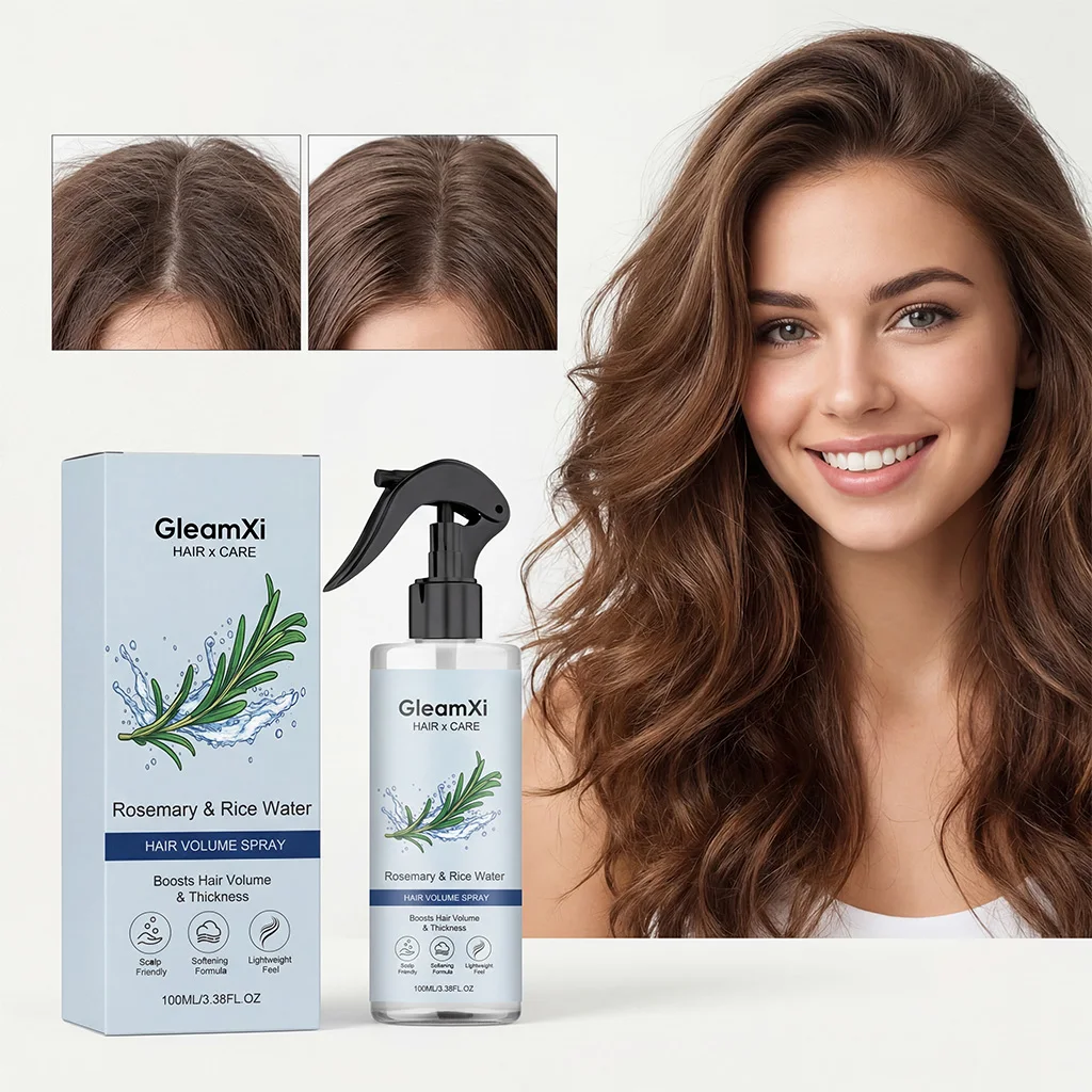 Rosemary Hair Care Spray Nourishing Volumizing Moisturizing Leave-in Conditioner Smoothing Detangling Spray For All Hair Types