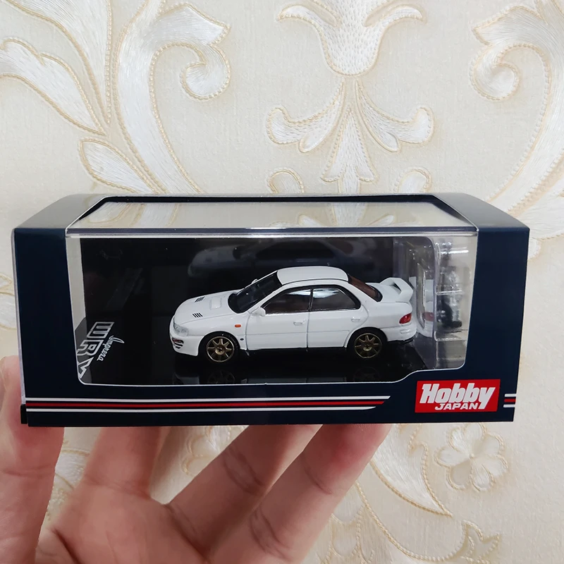 Hobby Japan 1/64 Scale HJ643013SW SUBARU WRX (GC8) STi Version Car Model Diecast & Toy Adult Fans Collectible Souvenir Display