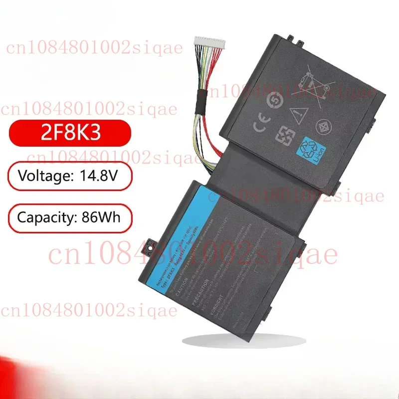 

Новый аккумулятор для ноутбука 2F8K3 G33TT KJ2PX для Dell Alienware 17, для Alienware 18, M18X R3, M17X R5 P18E P19E%, тест 100