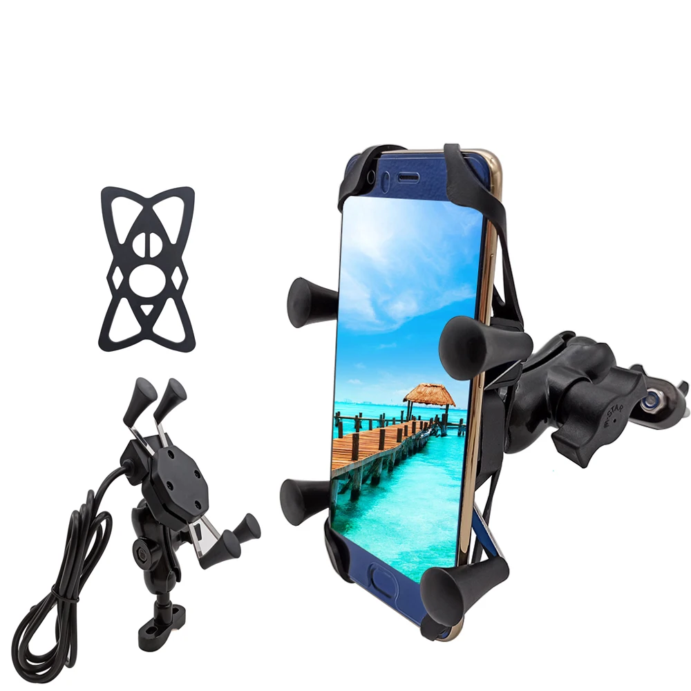 Supporto Telefono Per X-ADV 750 | Staffa Navigazione Moto Anteriore Per Cellulare E GPS, Resistente E Stabile (16mm)