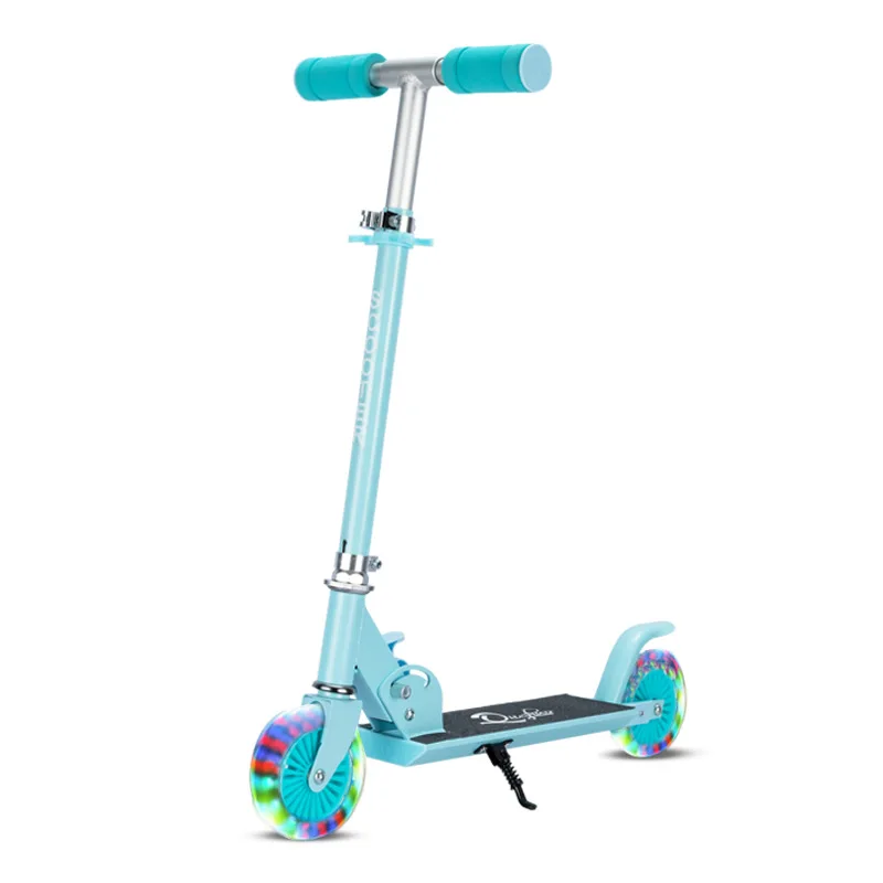 Aluminium Alloy Kick Scooter Adjustable Children\'s Foot Scooters 2 Wheels Exercise Toys Scooter For Boys Girls Toys Gifts new