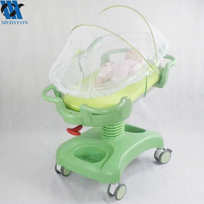 BDB08 Colorful ABS Plastic Hospital Infant Pediatric Bed  bed for Kids Baby Crib  Bassinet For  Newborn