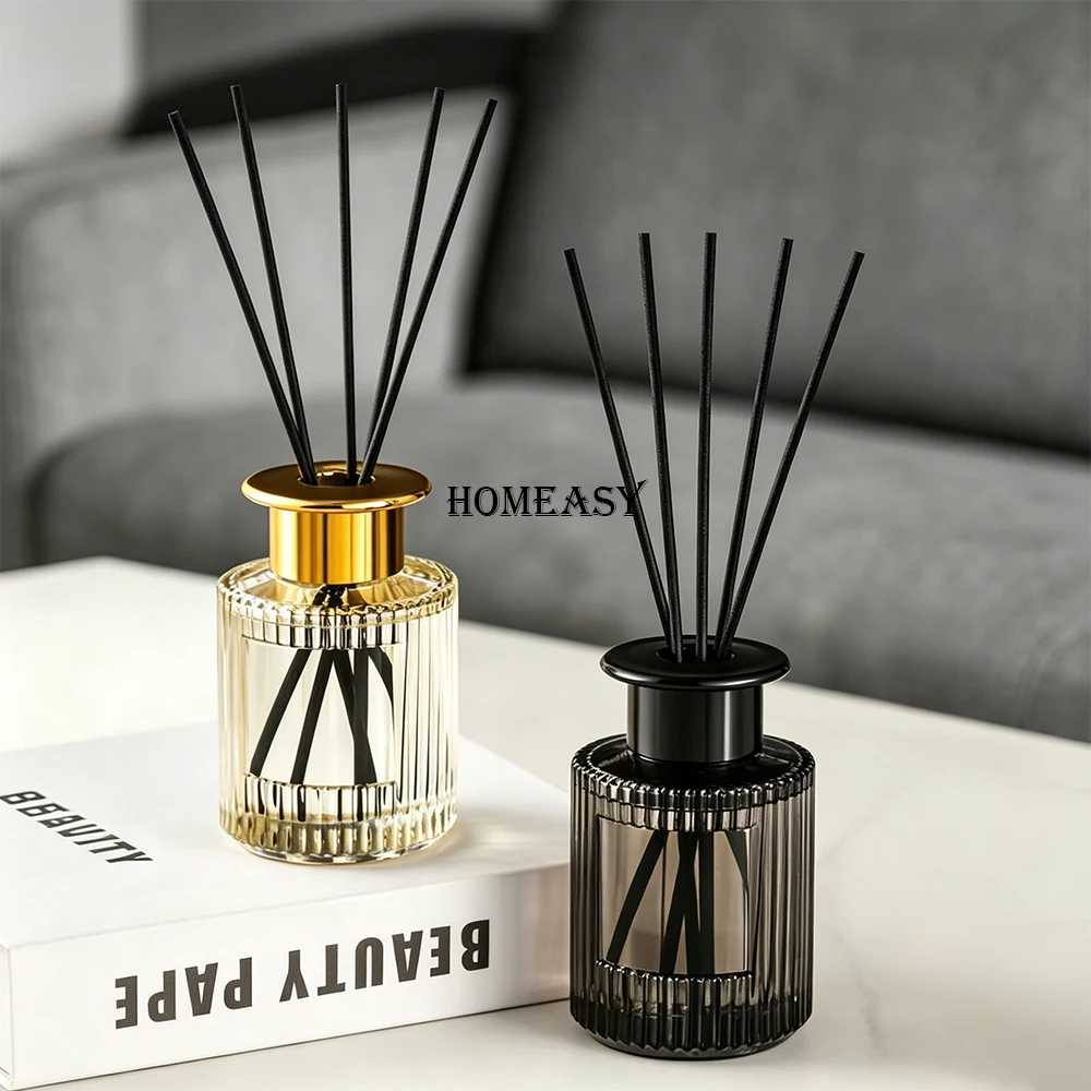 1000Pcs 25cm Black Fiber Reed Diffuser Sticks Fragrance Volatile Rods Essential Oil Home Hotel Aroma Diffuser Accessories
