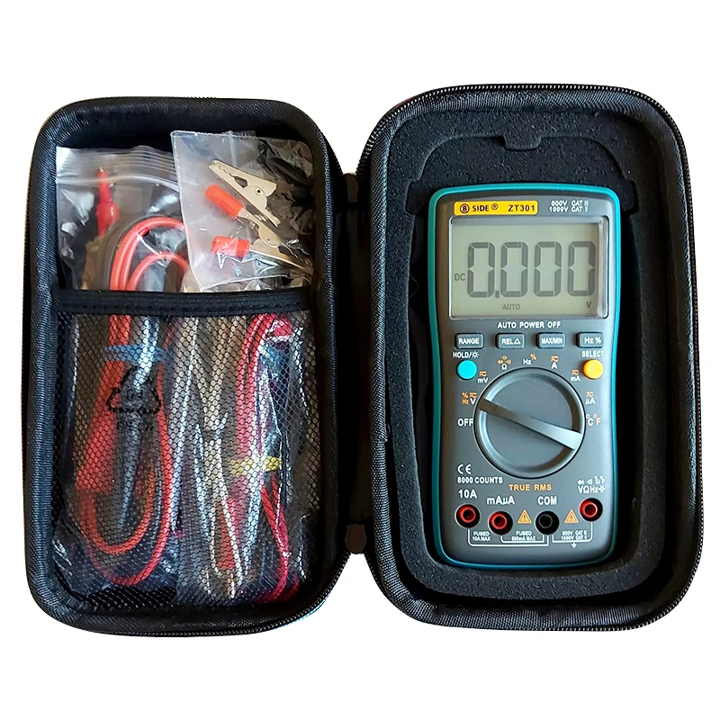 Newest Hard EVA Protect Box Storage Bag Carrying Cover Case for BSIDE ZT301 ZT302 Digital Multimeter