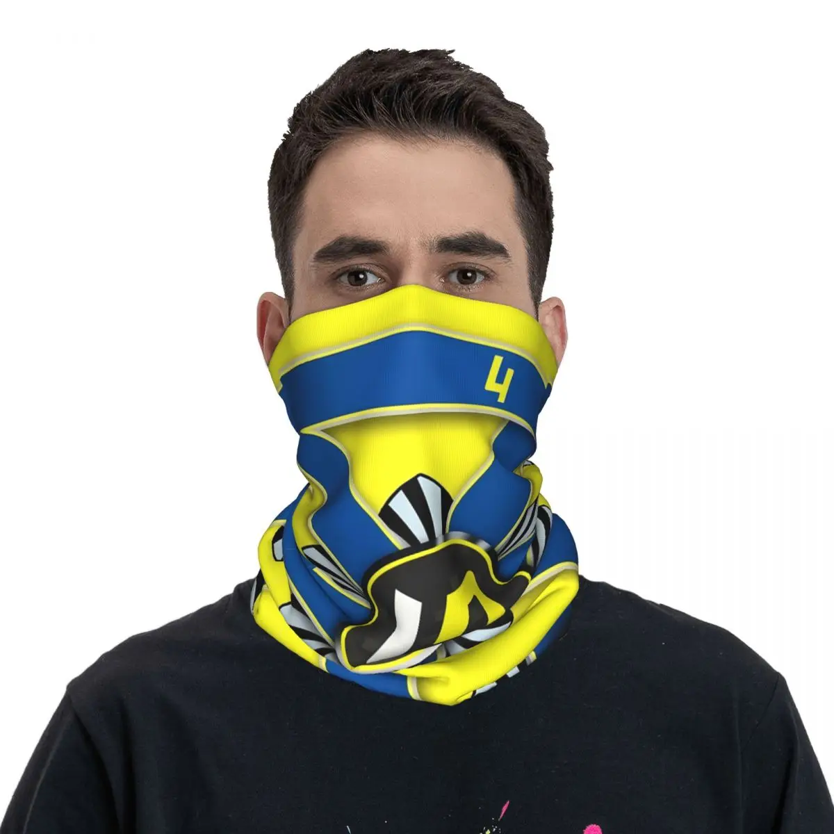 Lando Norris Helmet F1 Formula 1 Bandana Neck Cover Motocross Face Scarf Cycling Face Mask Hiking Unisex Adult Breathable