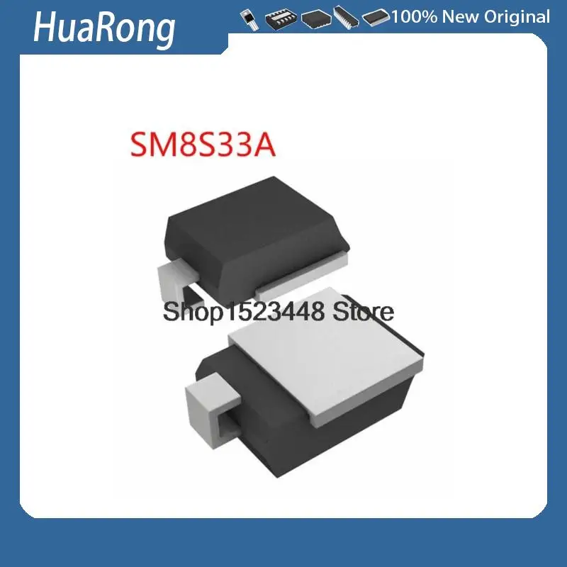 New 10pcs/Lot SM8S33AHE3/2D SM8S33AHE3 SM8S33A SM8S33 DO-218
